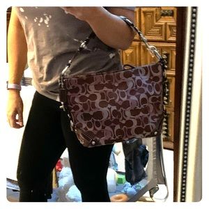 Coach purse in Dark Red